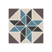 Topcer Victorian designs and borders Мозаика керамическая сетка 30x30 см, цвет: черный, синий, серый