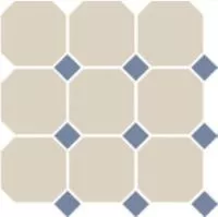 Керамогранит 4416 OCT11-1Ch White OCTAGON 16/Blue Cobait Dots 11 30x30 от TopCer (Португалия)