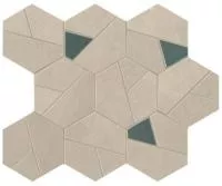 Мозаика Boost Pro Cream Mosaico Hex Blue (A0QO) 25x28.5 от Atlas Concorde (Италия)