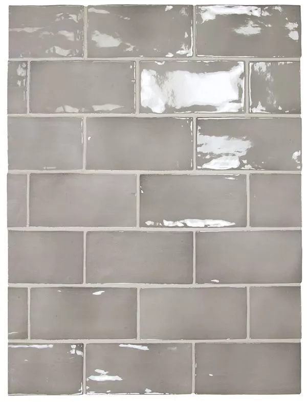 Настенная плитка MANACOR MERCURY GREY 26907 7.5x15  Equipe Ceramicas