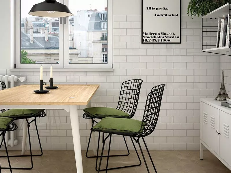 Настенная плитка EVOLUTION Blanco Brillo 7.5x15 Equipe Ceramicas