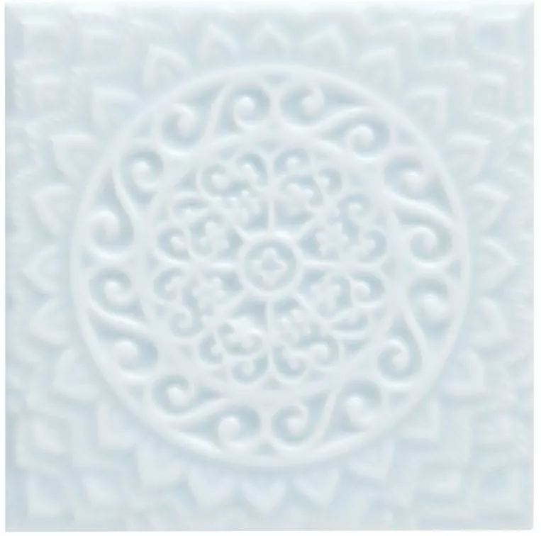 Декор STUDIO ДЕКОР RELIEVE MANDALA UNIVERSE ICE BLUE (ADST4102) 14.8x14.8 от ADEX (Испания)