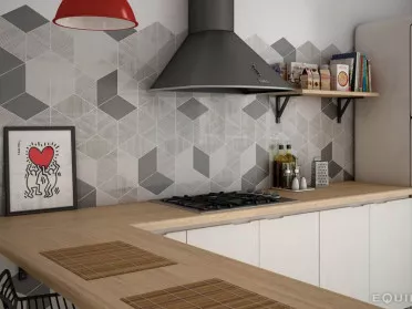 Керамогранит RHOMBUS WHITE Smooth 22688 14x24  Equipe Ceramicas