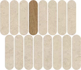 Mosaico Barbican Natural 27x31
