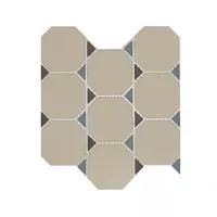 Topcer Victorian designs and borders Мозаика керамическая сетка 30х30 см, цвет: синий, бежевый