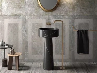 Керамогранит GHOST IVORY RET (PF60004382) 60x60 от ABK Ceramiche (Италия)