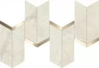 Мозаика Marvel X Calacatta Perla Mosaico Chevron Lappato (AF8Y) 19.2x46.3 от Atlas Concorde (Италия)