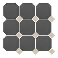 Topcer Мозаика (Field materials) Мозаика керамическая сетка 30х30 см (цвет 14 + цвет 01)