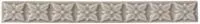 Бордюр STUDIO RELIEVE PONCIANA SILVER SANDS (ADST4021) 2.5x19.8 от ADEX (Испания)