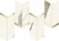 Мозаика Marvel X Calacatta Sublime Mosaico Chevron Lappato (AF8X) 19.2x46.3 от Atlas Concorde (Италия)