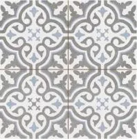 Напольная плитка  HYDRAULIC GRACE OCEAN (HYD_GRC_OC) 45x45 от Kerlife Ceramicas (Испания)