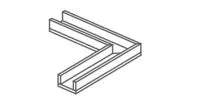 Спецэлемент SHALE GREIGE CANALINA ANGOLARE 2CM (SL03CAA6) (Compl. 2pz) 8x14x60 от Italgraniti (Италия)