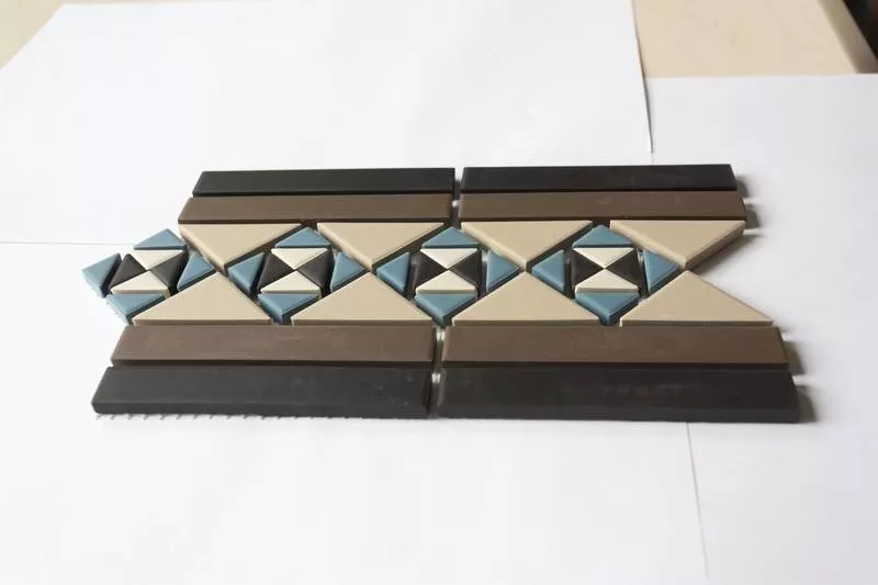 Topcer Victorian designs and borders Бордюр 17,3х28 см, цвет: черный, синий, бежевый, коричневый