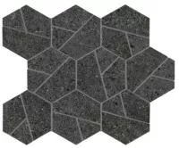 Мозаика Boost Stone Tarmac Mosaico Hex (A7C2) 25x28.5 от Atlas Concorde (Италия)