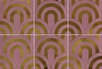 Настенная плитка Takada Marsala Oro 23x33.5 от Vives Ceramica (Испания)