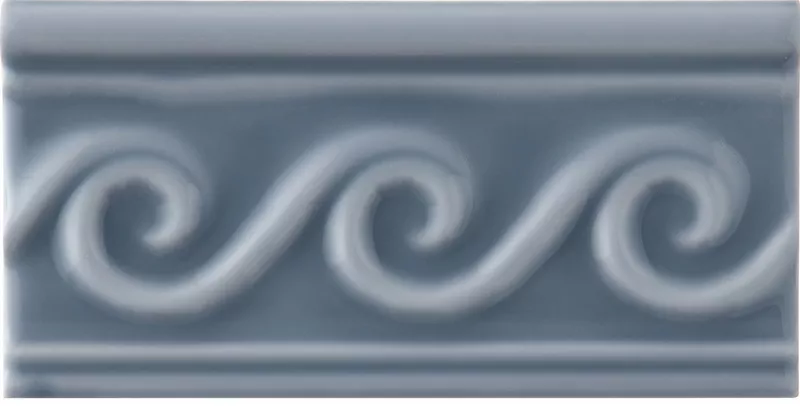 Бордюр NERI RELIEVE OLAS PB STORM BLUE (ADNE4141) 7.5x15 от ADEX (Испания)