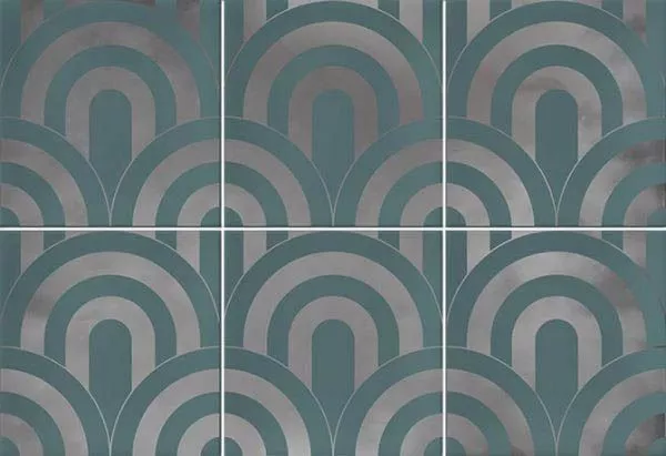 Настенная плитка Takada Turquesa Plata 23x33.5 от Vives Ceramica (Испания)