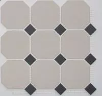 Керамогранит 4416 OCT14-1Ch White OCTAGON 16/Black Dots 14 30x30 от TopCer (Португалия)