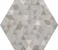 Керамогранит URBAN HEXAGON FOREST SILVER 25.4x29.2 Equipe Ceramicas