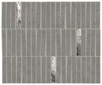 Мозаика Boost Mineral Smoke Mosaico Domino Lux (AIHJ) 35x29.2 от Atlas Concorde (Италия)