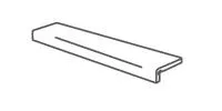 Спецэлемент SHALE ASH ELEMENTO A L INCOLLATO ANTISLIP  (SL0495I) 4.5x16.5x60 от Italgraniti (Италия)