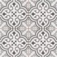 Напольная плитка  HYDRAULIC GRACE SILVER (HYD_GRC_SL) 45x45 от Kerlife Ceramicas (Испания)