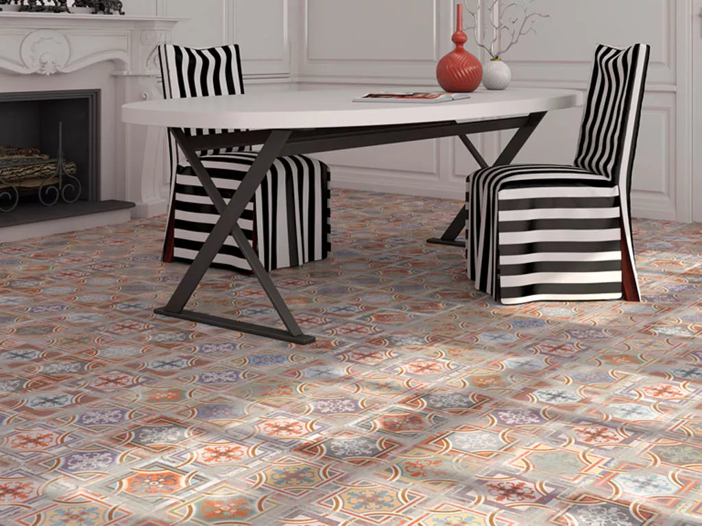 Напольная плитка 1900 Amarillo 20x20 от Vives Ceramica (Испания)