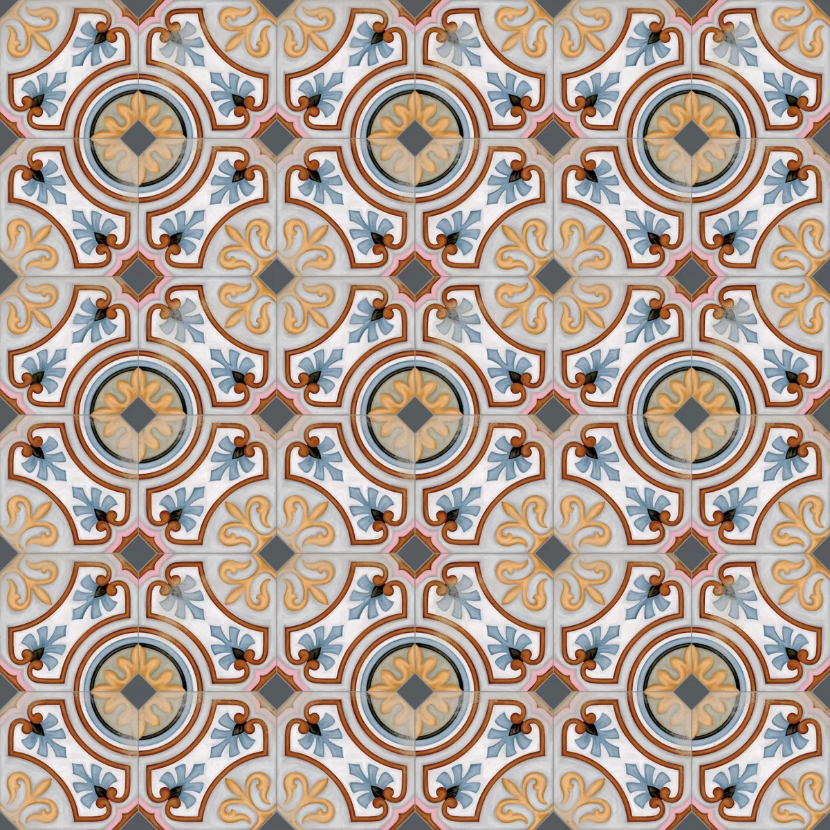 Декор Octogono Diglas Multicolor 20x20 от Vives Ceramica (Испания)