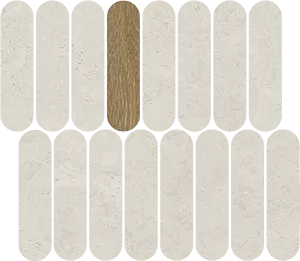 Mosaico Barbican Blanco R10 27x31