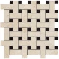Мозаика керамогранит Marvel Stone Basketweave Warm Lapp. (AS2P) 30x30 от Atlas Concorde (Италия)
