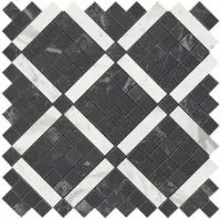 Мозаика Marvel Noir Mix Diagonal Mosaic (9MVH) 30.5x30.5 от Atlas Concorde (Италия)