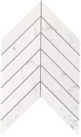 Мозаика настенная Marvel Stone Chevron Carrara Pure Wall (9SCA) 30.5x25 от Atlas Concorde (Италия)