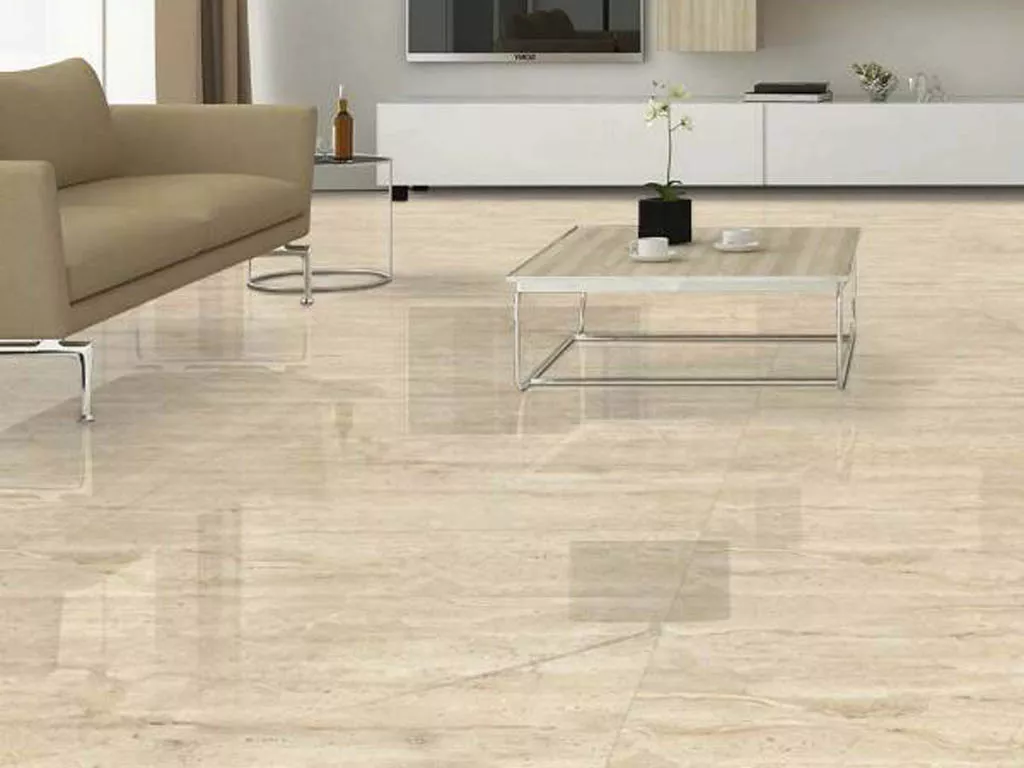 Керамогранит Travertino Dianox Grey Glossy 60x120x0.9 от Art&Natura Ceramic (Индия)