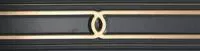 Бордюр Marvel Gold Black LVGB 7.8x30.5 от Atlas Concorde (Италия)