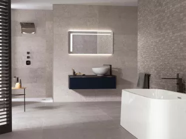 Настенная плитка Mombasa Prada Acero 45x120 от Porcelanosa (Испания)