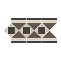 Topcer Victorian designs and borders Мозаика керамическая сетка 41,9x23,5 см
