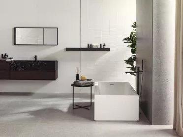 Настенная плитка Mombasa Prada Acero 45x120 от Porcelanosa (Испания)