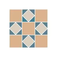 Topcer Victorian designs and borders Мозаика керамическая сетка 30х30 см, цвет: синий, бежевый, серый