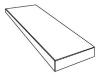 Угловая ступень PIETRA VIVA ANGOLARE ANTRACITE  NAT RET. SX левая (PF60012289) 32x120x4.5 от ABK Ceramiche (Италия)