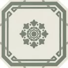Grazia Old England Фон-декор октагон Зеленый 20х20 см