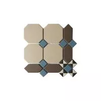 Topcer Victorian designs and borders Мозаика керамическая Париж сетка 24,8х24,8 см