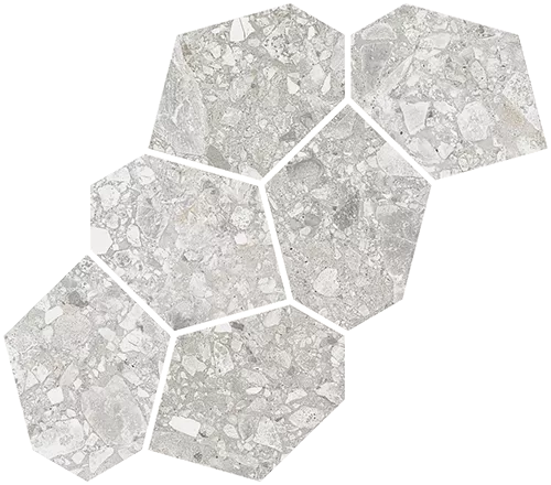 Mosaico Aymaras Gris 24,2x39,5