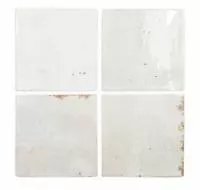 Настенная плитка ENAMEL SQUARE WHITE (123075) 12.5x12.5 от DNA Tiles (Испания)