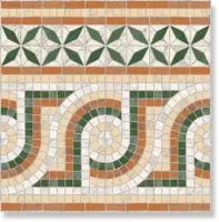 Декор Via Appia Cen. Nola Verde 43.5x43.5 от Vives Ceramica (Испания)