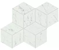 Мозаика керамогранит Marvel Stone Carrara Pure Mosaico Esag. Lapp. (AS2J ) 30x35 от Atlas Concorde (Италия)