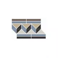 Topcer Victorian designs and borders Бордюр 27,9х19,4 см, цвет: черный, синий, бежевый