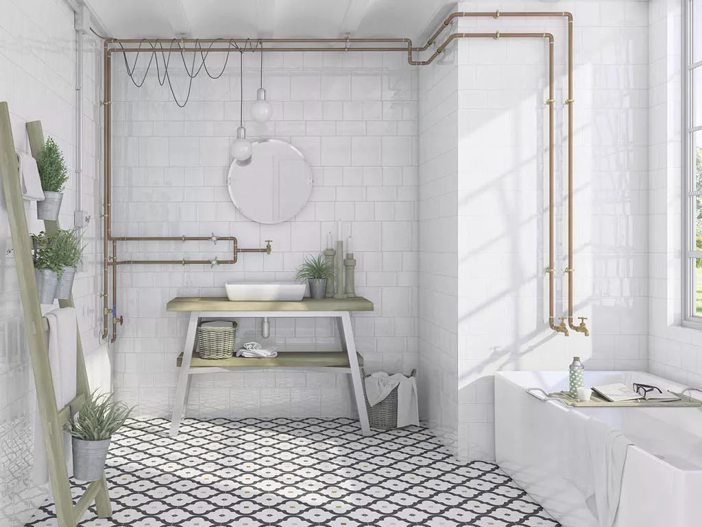 Настенная плитка Etnia Blanco 20 20x20 от Vives Ceramica (Испания)