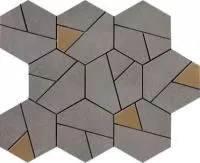 Мозаика Boost Smoke Mosaico Hex Yellow (AN68) 25x28.5 от Atlas Concorde (Италия)