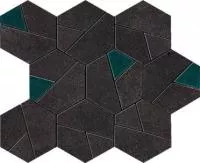Мозаика Boost Tarmac Mosaico Hex Jade (AN7A) 25x28.5 от Atlas Concorde (Италия)