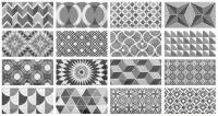 Настенная плитка METRO Patchwork B&W 7.5x15 Equipe Ceramicas
